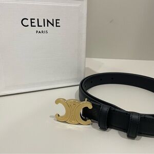Celine Women's Black Belt
